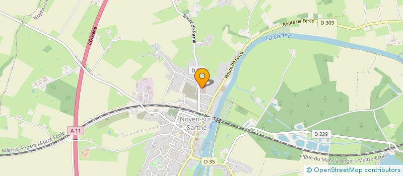 localisation de l'entreprise MONSIEUR ANTOINE GASNIER  NOYEN-SUR-SARTHE