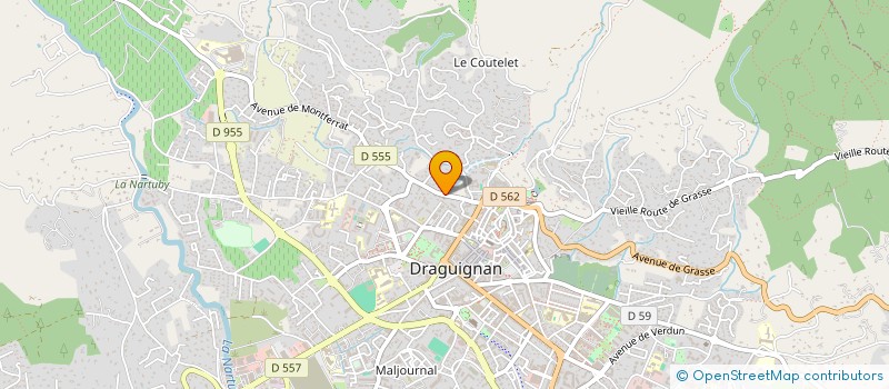 localisation de l'entreprise MONSIEUR ANTOINE GASQUET à DRAGUIGNAN