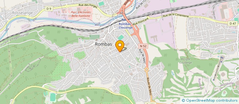 localisation de l'entreprise MONSIEUR ANTOINE GATTO  ROMBAS