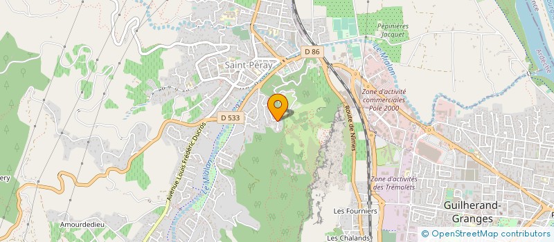 localisation de l'entreprise MONSIEUR ANTOINE GAUTHERON à SAINT-PERAY