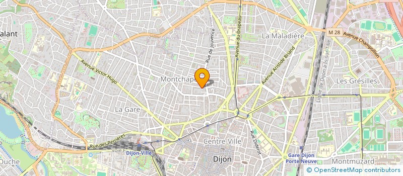 localisation de l'entreprise MONSIEUR ANTOINE GAUTHIER  DIJON