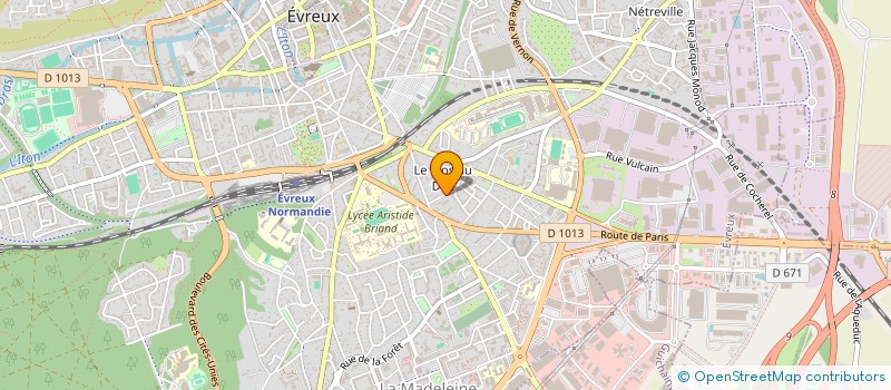 localisation de l'entreprise MONSIEUR ANTOINE GAUTHIER  EVREUX