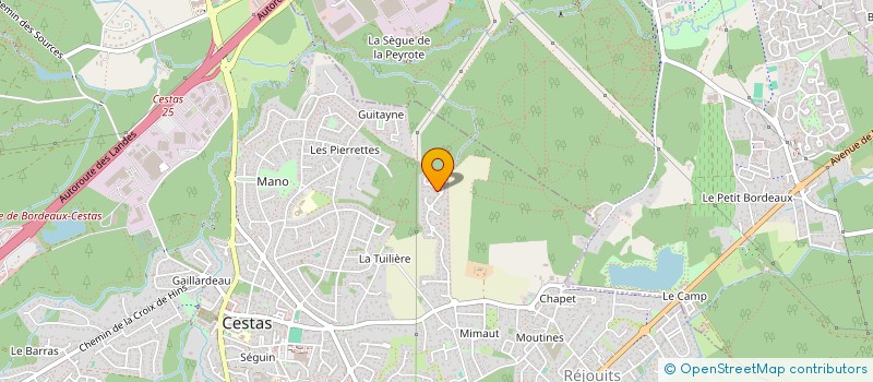 localisation de l'entreprise MONSIEUR ANTOINE GAUTIER  CESTAS