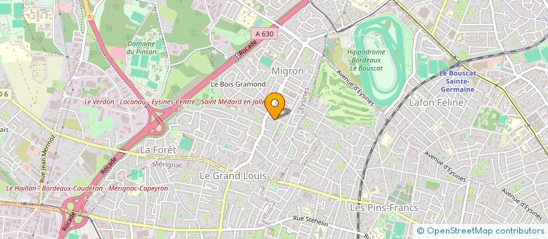 localisation de l'entreprise MONSIEUR ANTOINE GAUTIER  EYSINES