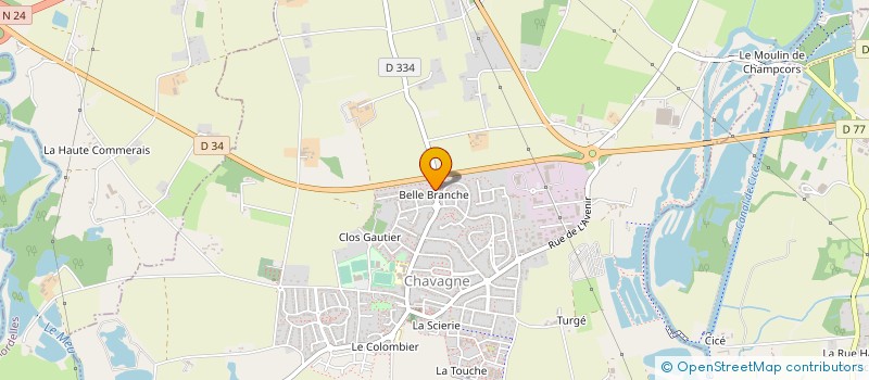 localisation de l'entreprise MONSIEUR ANTOINE GAVINI  CHAVAGNE