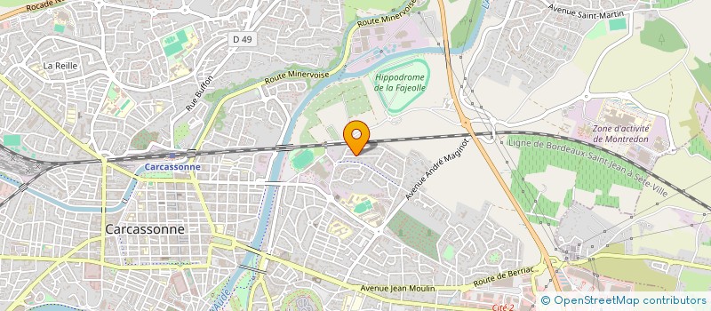 localisation de l'entreprise MONSIEUR ANTOINE GAZUT  CARCASSONNE