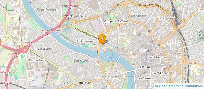 localisation de l'entreprise MONSIEUR ANTOINE GELI  TOULOUSE