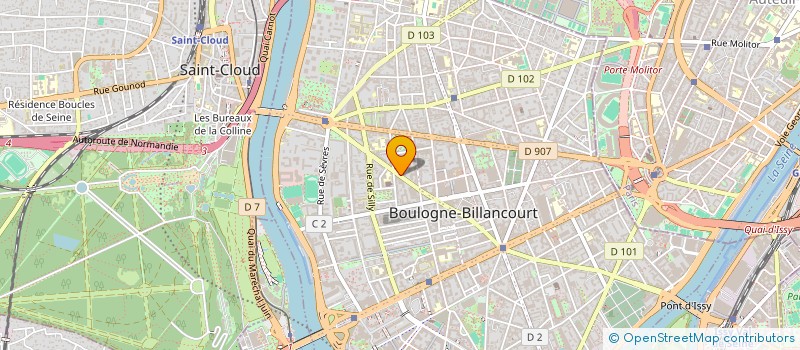 localisation de l'entreprise MONSIEUR ANTOINE GELIN à BOULOGNE-BILLANCOURT