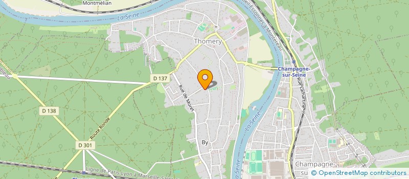 localisation de l'entreprise MONSIEUR ANTOINE GENNETIER  THOMERY