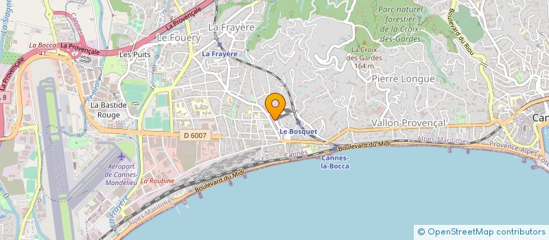 localisation de l'entreprise MONSIEUR ANTOINE GENSOUS  CANNES