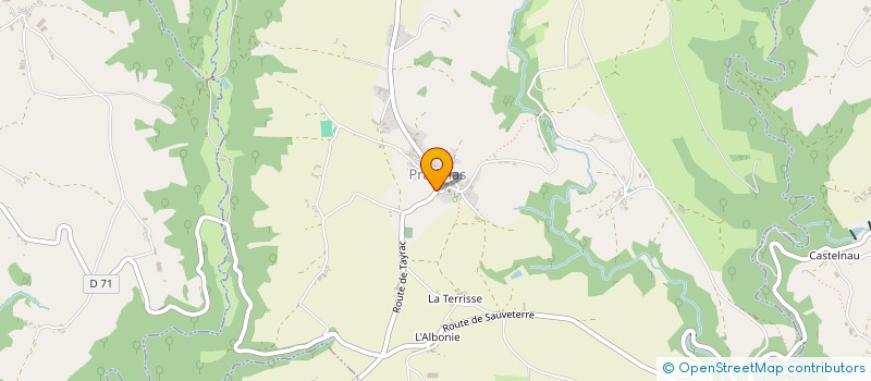 localisation de l'entreprise MONSIEUR ANTOINE GEORJON à PRADINAS
