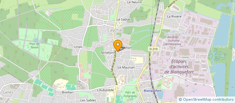 localisation de l'entreprise MONSIEUR ANTOINE GERAUD à BLANQUEFORT