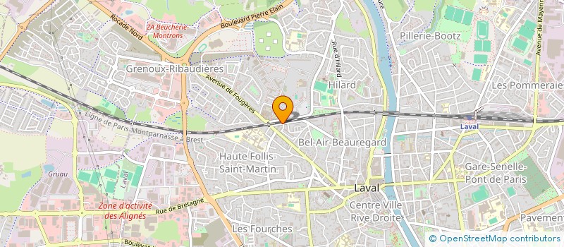localisation de l'entreprise MONSIEUR ANTOINE GERBOIN à LAVAL