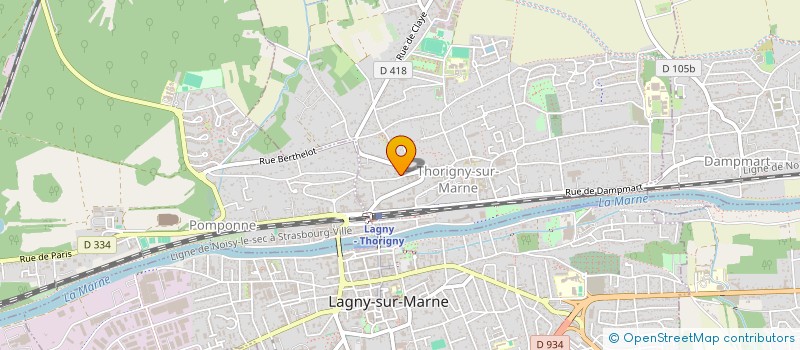 localisation de l'entreprise MONSIEUR ANTOINE GERMIN  THORIGNY-SUR-MARNE