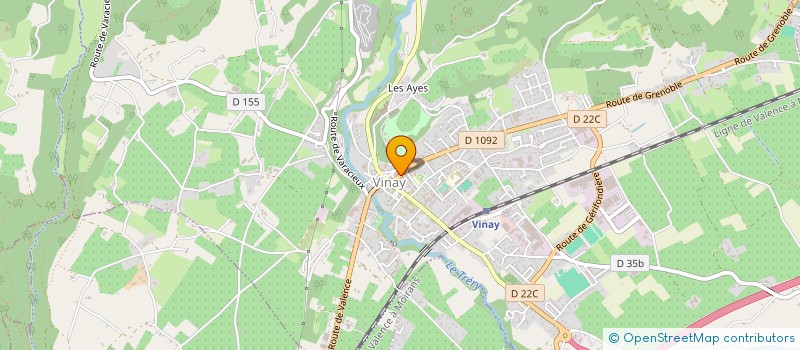 localisation de l'entreprise MONSIEUR ANTOINE GERVASONI  VINAY