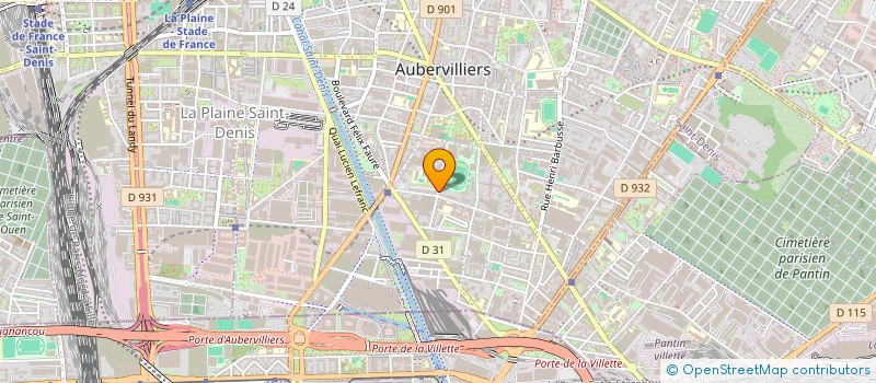 localisation de l'entreprise MONSIEUR ANTOINE GERWIG à AUBERVILLIERS