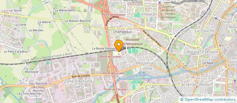 localisation de l'entreprise MONSIEUR ANTOINE GESRET  RENNES