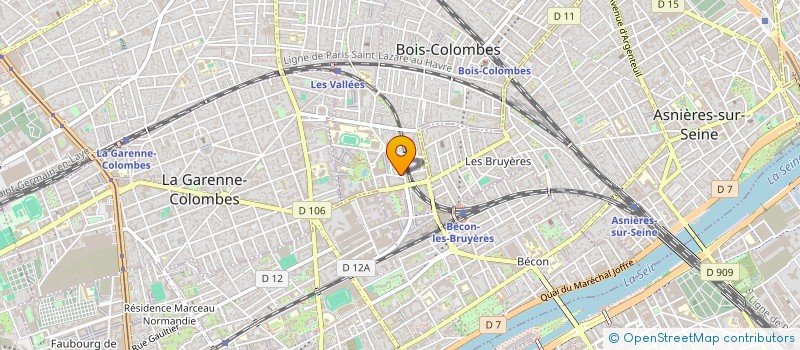 localisation de l'entreprise MONSIEUR ANTOINE GESSON à BOIS-COLOMBES