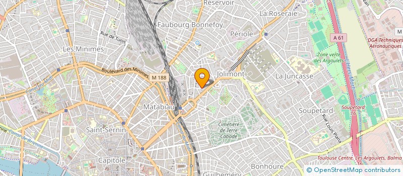 localisation de l'entreprise MONSIEUR ANTOINE GHIONI à TOULOUSE
