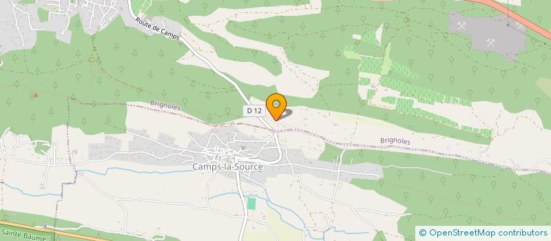 localisation de l'entreprise MONSIEUR ANTOINE GIAUME  BRIGNOLES