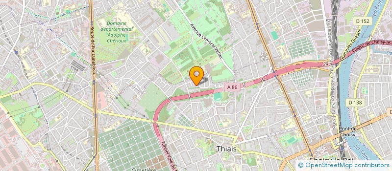 localisation de l'entreprise MONSIEUR ANTOINE GILARDIN  THIAIS