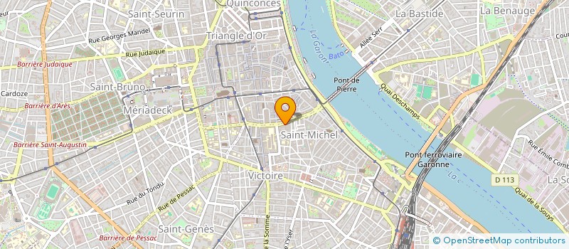 localisation de l'entreprise MONSIEUR ANTOINE GILLAIN à BORDEAUX