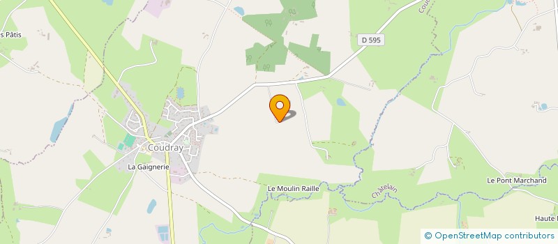 localisation de l'entreprise MONSIEUR ANTOINE GILOT  COUDRAY