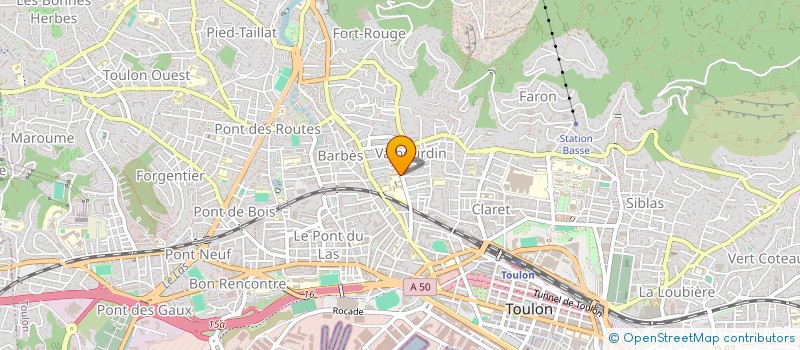 localisation de l'entreprise MONSIEUR ANTOINE GIMENEZ  TOULON