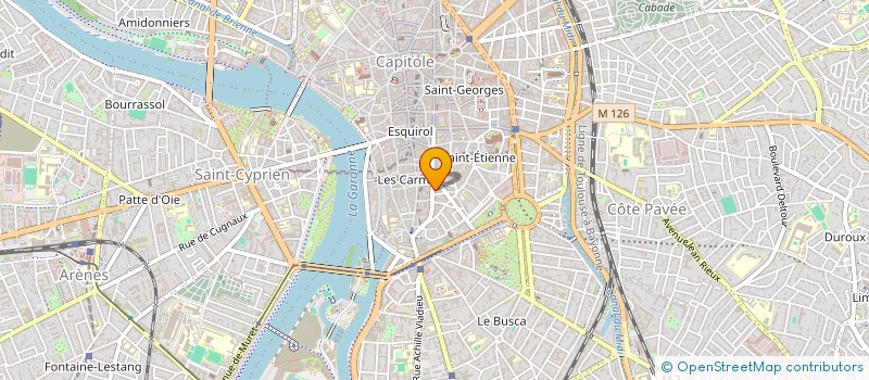 localisation de l'entreprise MONSIEUR ANTOINE GINESTET  TOULOUSE