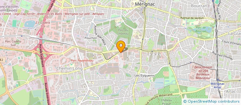 localisation de l'entreprise MONSIEUR ANTOINE GIRARDEAU  MERIGNAC