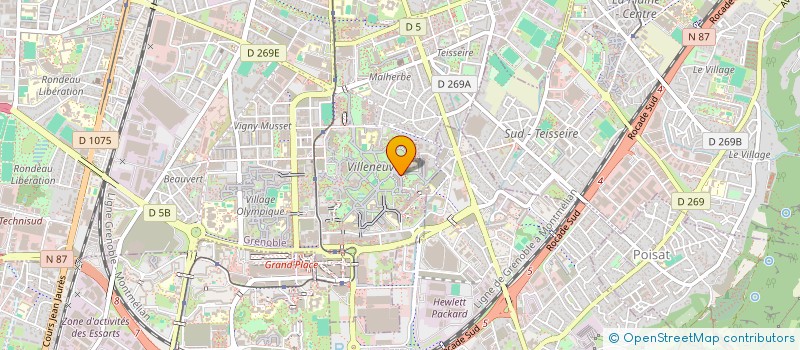 localisation de l'entreprise MONSIEUR ANTOINE GIRAUD  GRENOBLE