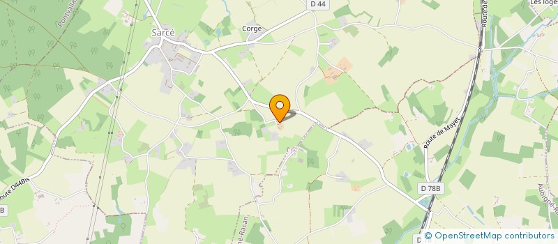 localisation de l'entreprise MONSIEUR ANTOINE GIRAUD  SARCE