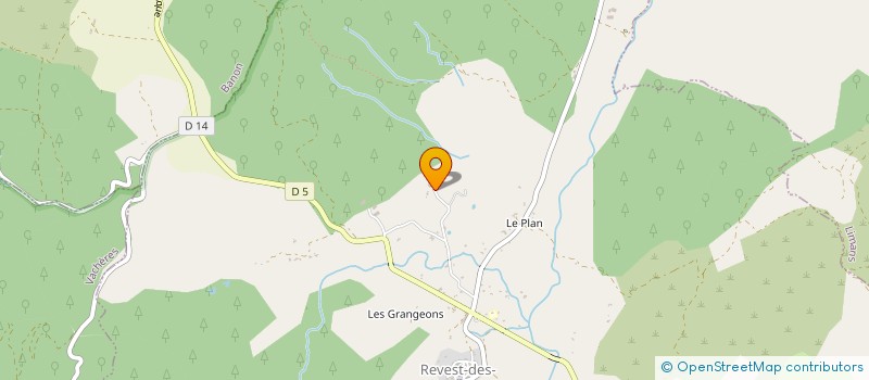 localisation de l'entreprise MONSIEUR ANTOINE GIRAUDET  REDORTIERS