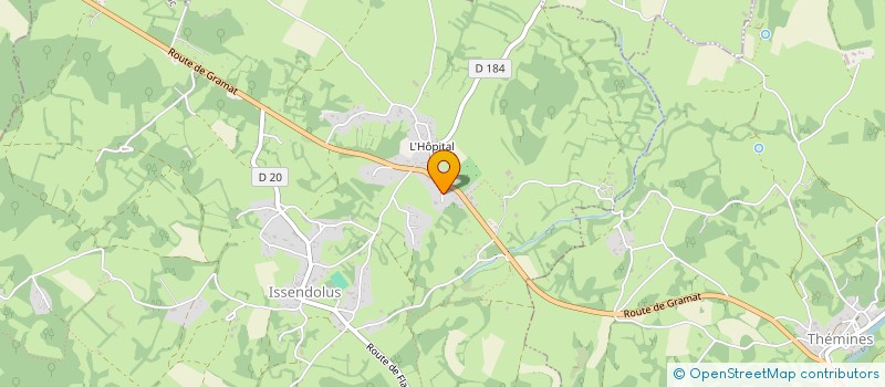 localisation de l'entreprise MONSIEUR ANTOINE GISCARD  PADIRAC