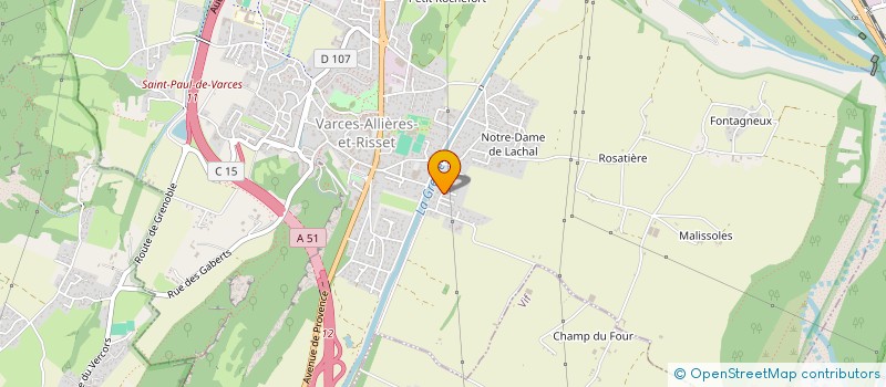 localisation de l'entreprise MONSIEUR ANTOINE GIUFFRIDA à VARCES-ALLIERES-ET-RISSET