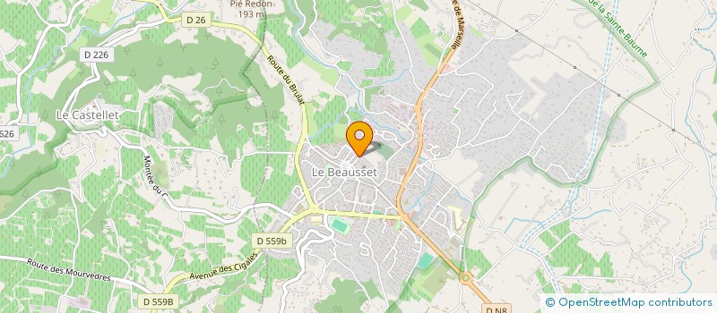 localisation de l'entreprise MONSIEUR ANTOINE GIULIANI  LE BEAUSSET