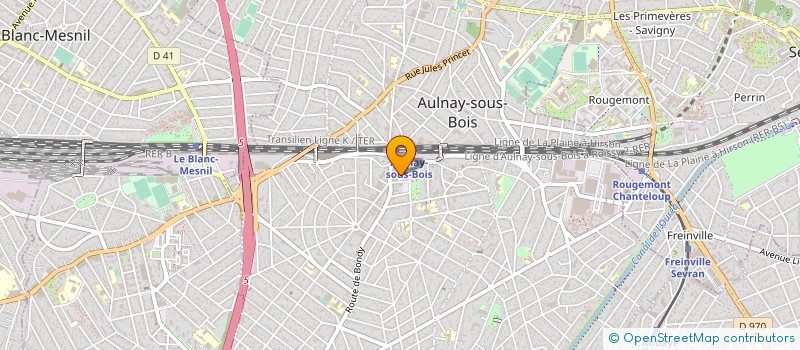 localisation de l'entreprise MONSIEUR ANTOINE GODARD à AULNAY-SOUS-BOIS