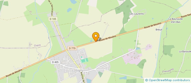 localisation de l'entreprise MONSIEUR ANTOINE GODARD  PARAY-LE-FRESIL