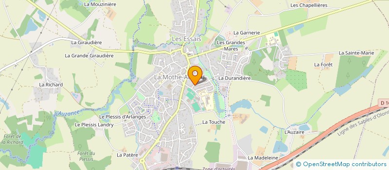 localisation de l'entreprise MONSIEUR ANTOINE GODET à LES ACHARDS