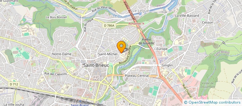 localisation de l'entreprise MONSIEUR ANTOINE GOLTZ à SAINT-BRIEUC