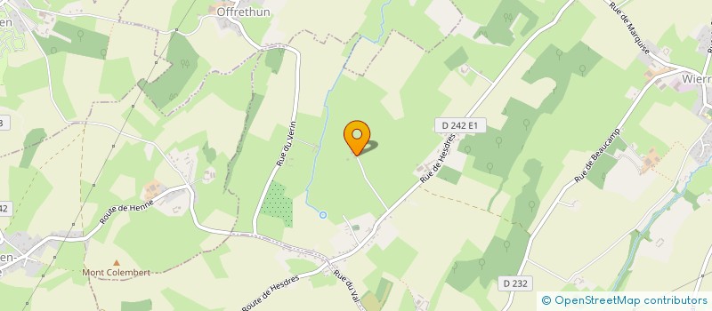 localisation de l'entreprise MONSIEUR ANTOINE GOMEL  WIERRE-EFFROY