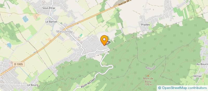 localisation de l'entreprise MONSIEUR ANTOINE GONNET  MASSONGY