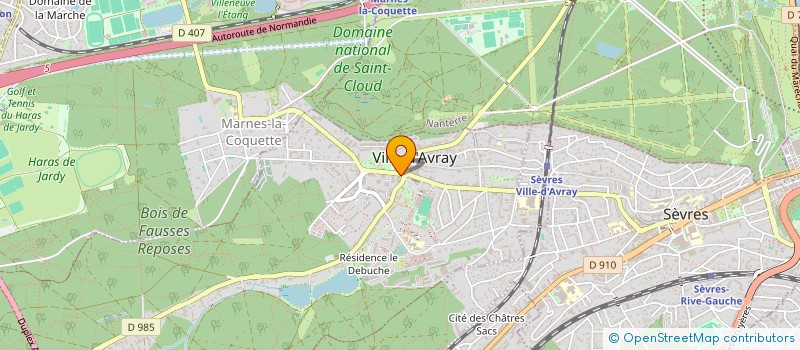 localisation de l'entreprise MONSIEUR ANTOINE GORJUS  VILLE-D'AVRAY