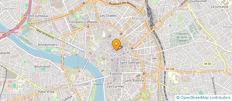 localisation de l'entreprise MONSIEUR ANTOINE GOUBIER à TOULOUSE