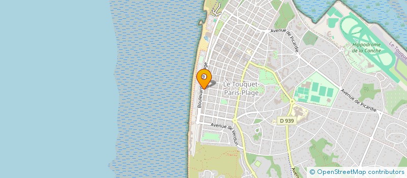 localisation de l'entreprise MONSIEUR ANTOINE GOULANT  LE TOUQUET-PARIS-PLAGE