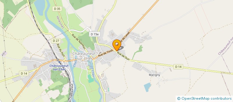 localisation de l'entreprise MONSIEUR ANTOINE GOUNET  CHATEAUNEUF-SUR-CHER