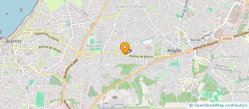 localisation de l'entreprise MONSIEUR ANTOINE GOURGUE  ANGLET