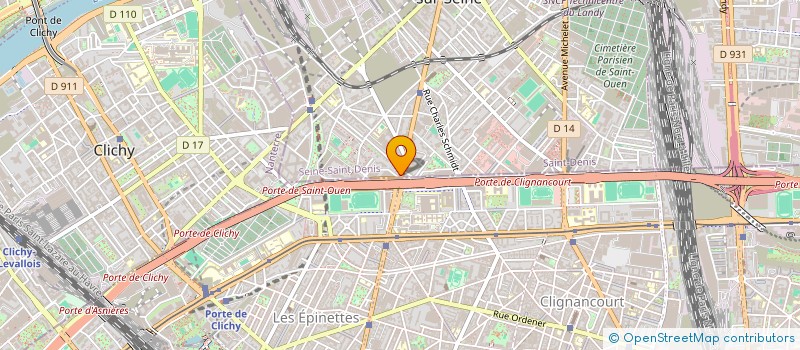 localisation de l'entreprise MONSIEUR ANTOINE GOURMELEN à SAINT-OUEN-SUR-SEINE