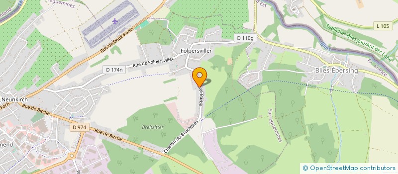 localisation de l'entreprise MONSIEUR ANTOINE GOUSSANTHIER  SARREGUEMINES