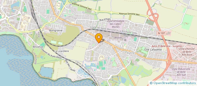 localisation de l'entreprise MONSIEUR ANTOINE GOUSSEAU  AYTRE